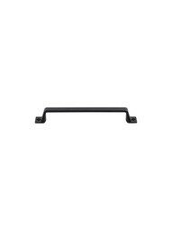 Channing Cabinet Pull - 6 5/16 inch Center-to-Center in Flat Black.